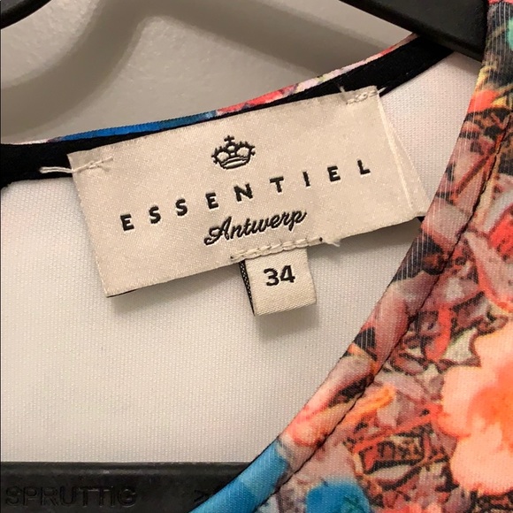 Asos colorful scuba dress. Size 34 - Picture 2 of 4